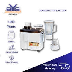 National Distributor JB222BC Juicer Blender & Grinder 3 in 1